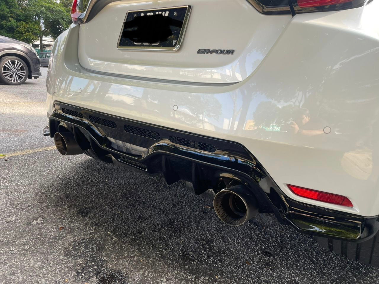 Toyota Gr yaris Vrs rear diffuser