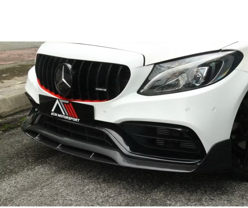 Mercedes benz w205 c63 good go bumper use lip