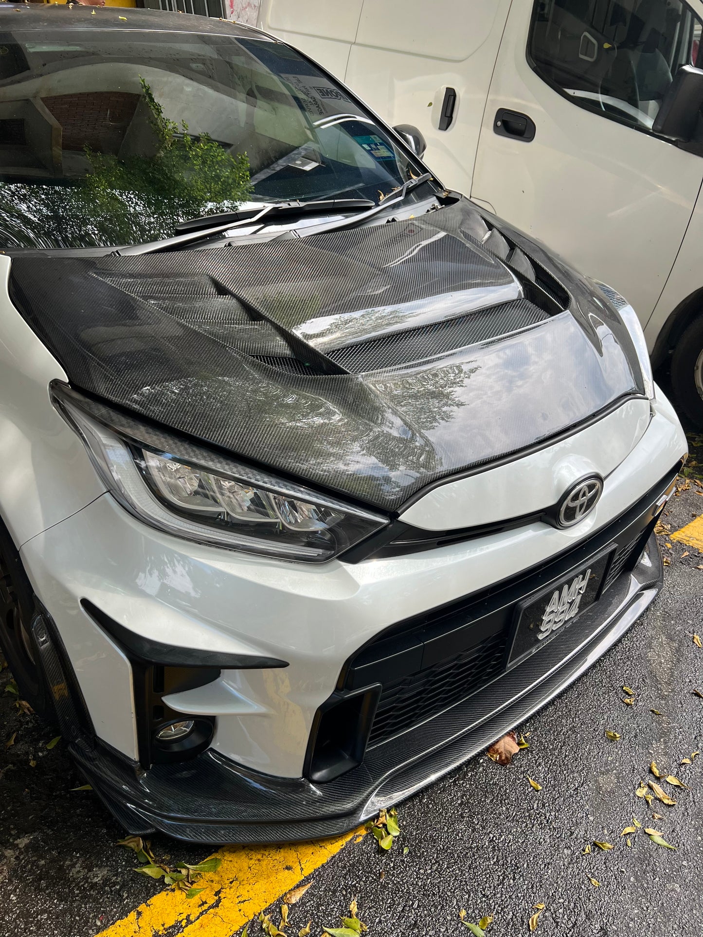 Toyota GR Yaris hood