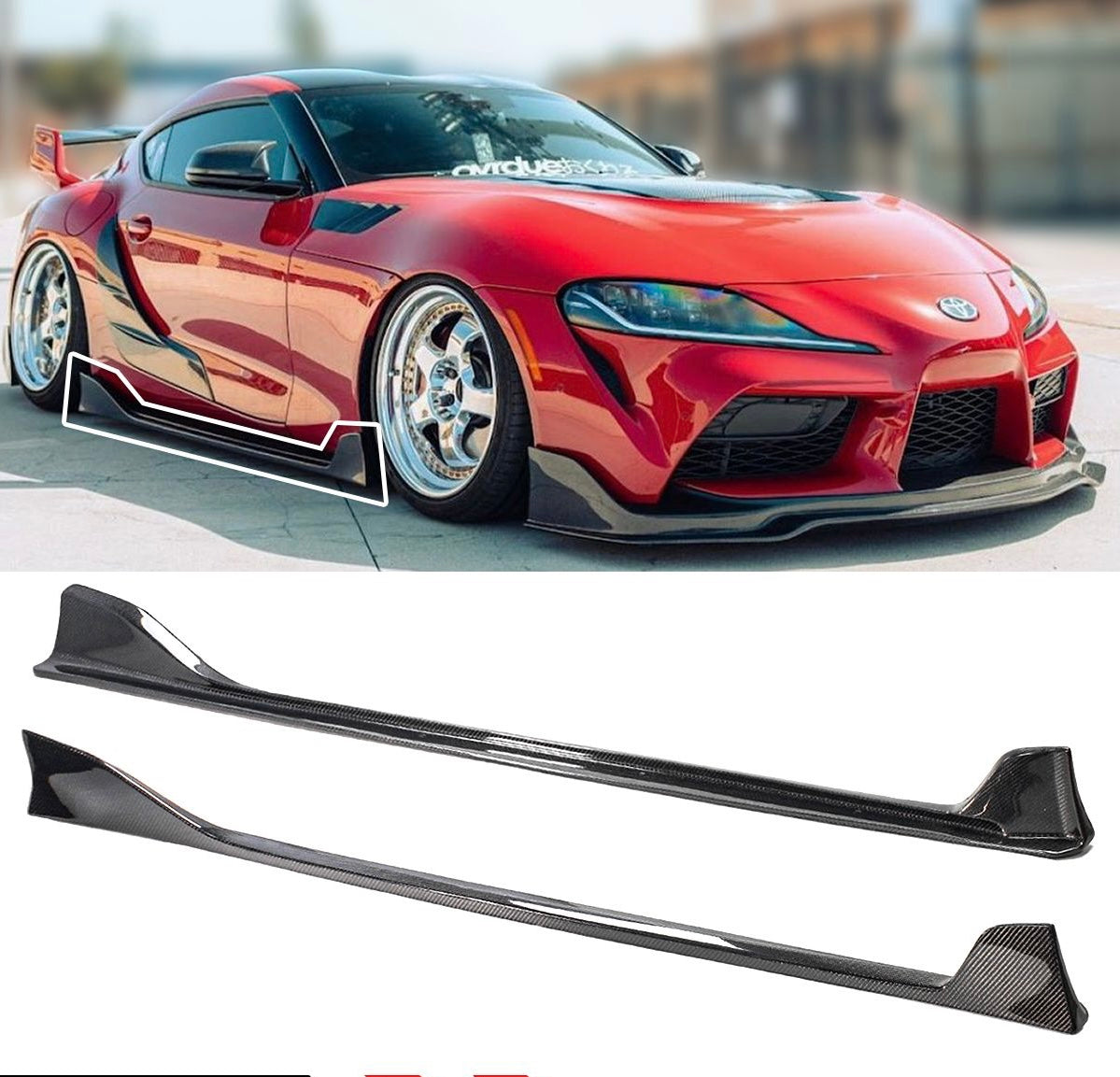 Toyota surpa side diffuser V2