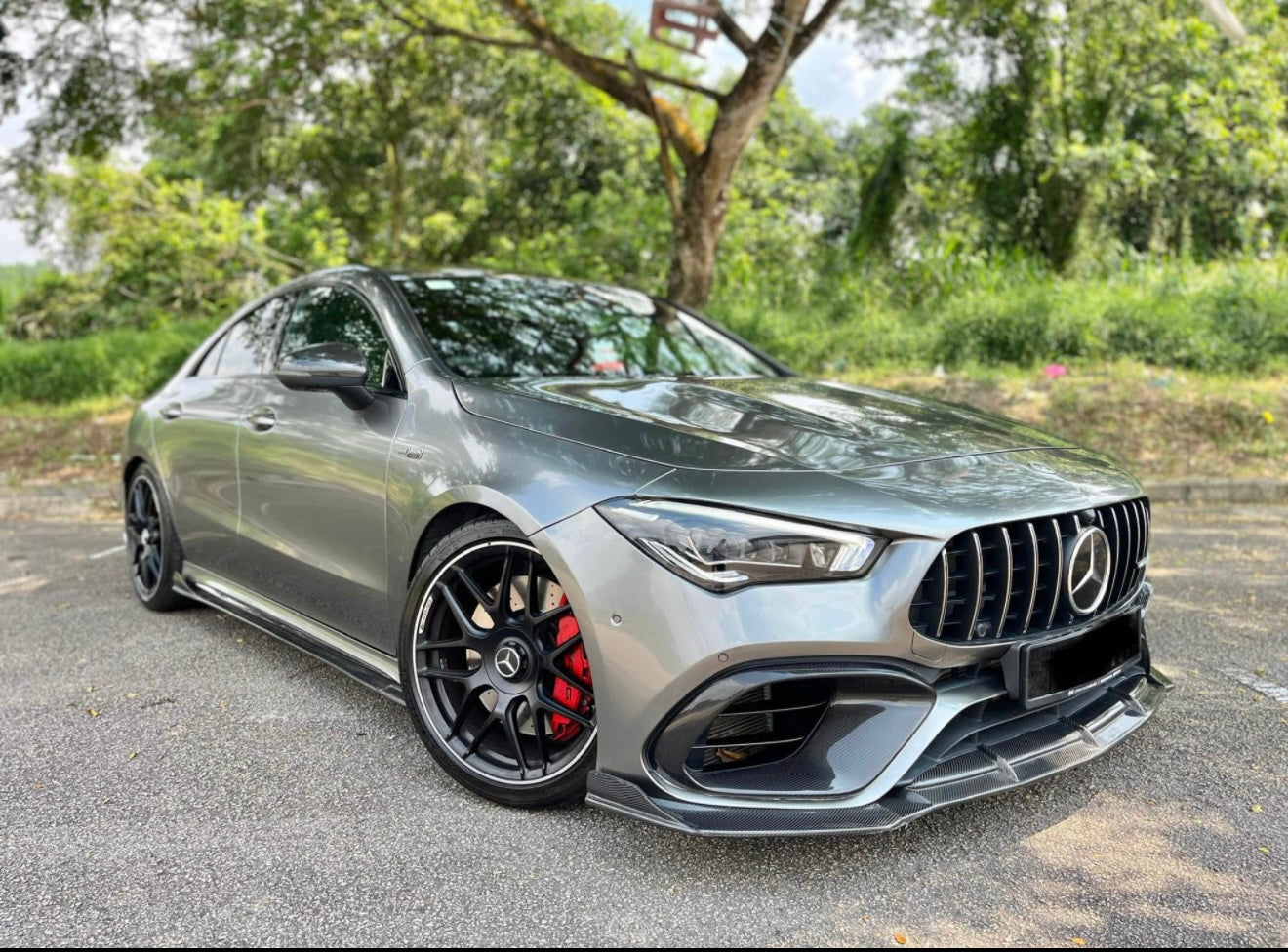 Mercedes benz w118 front lip