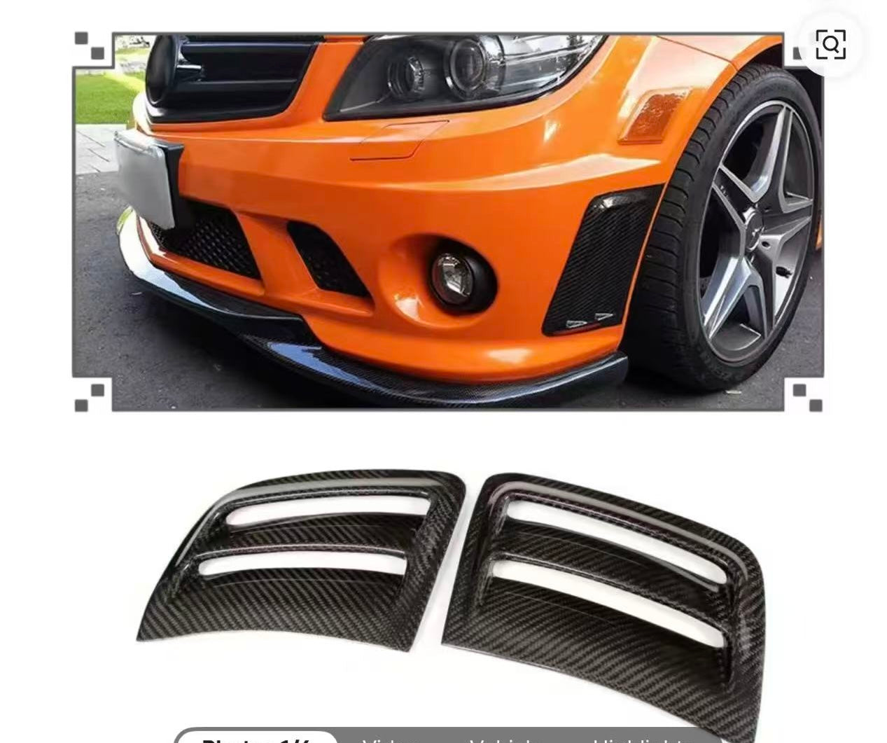 Mercedes benz w204 carbon trim