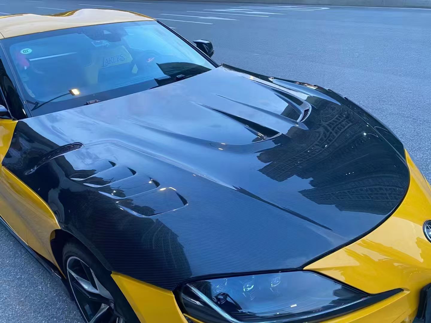 Toyota supra Lb hood