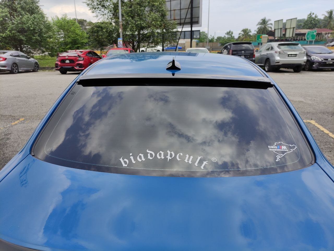 Bmw E90 roof spoiler