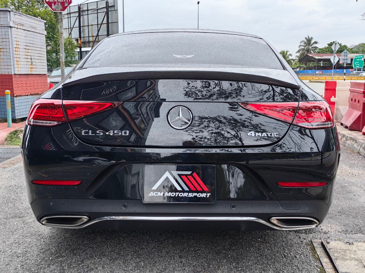 Mercedes benz CLS spoiler