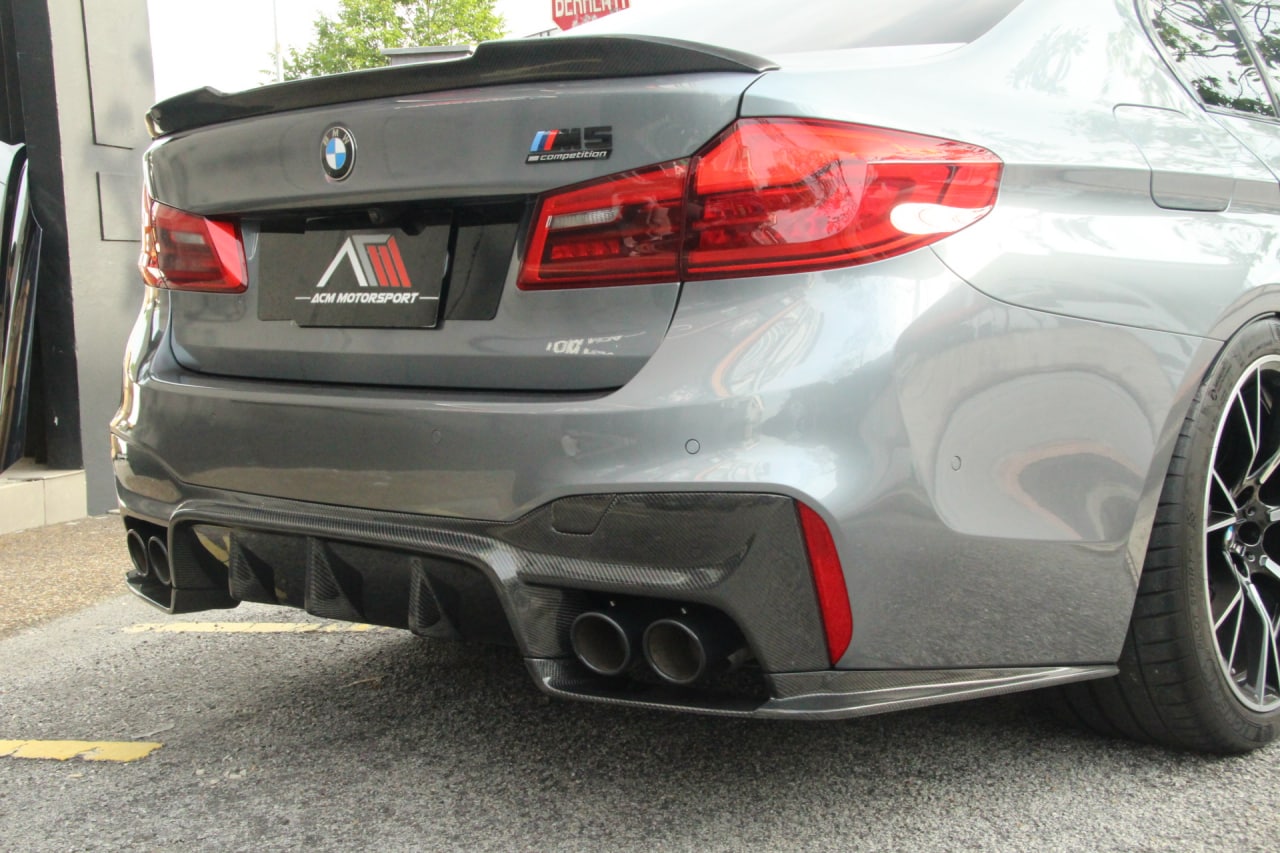 Bmw G30 rear diffuser M5c
