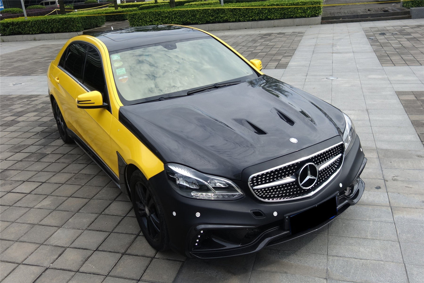 Mercedes benz W212 carbon hood BL