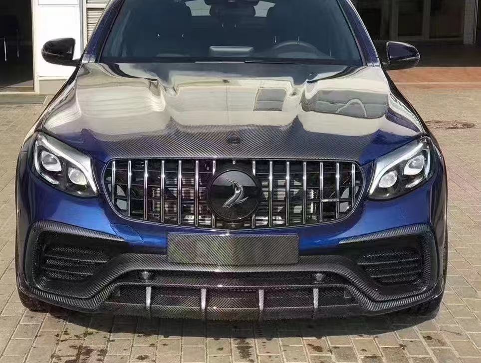 Mercedes benz glc x253 front lip 63
