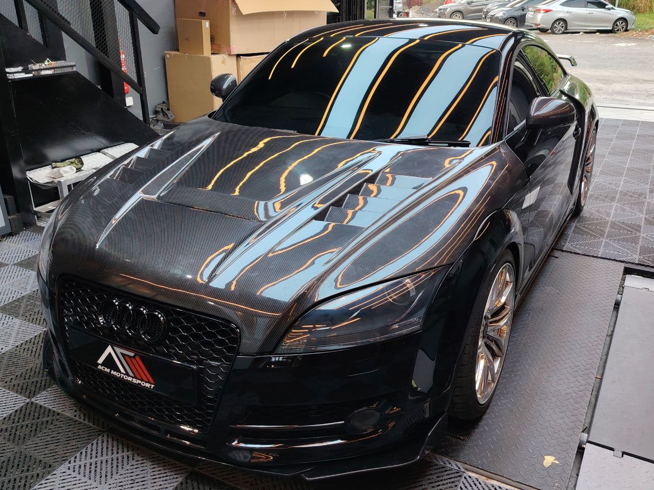 Audi TT mk2 carbon hood AS