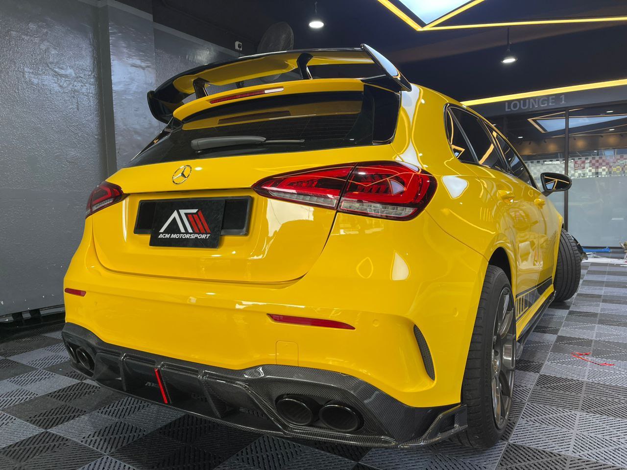 Mercedes benz w177 rear diffuser Ae