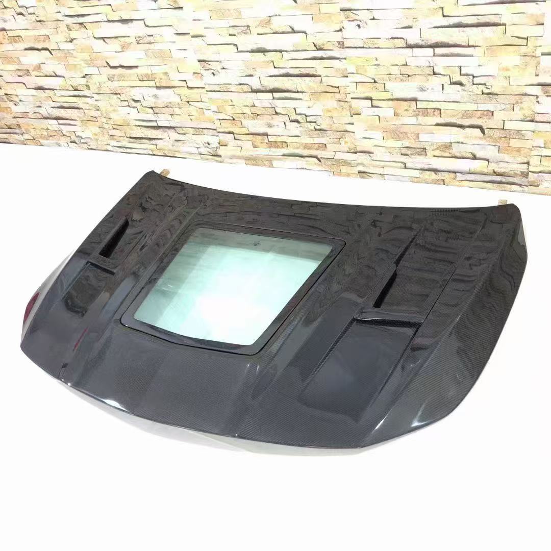 Mercedes benz w117 carbon fiber hood