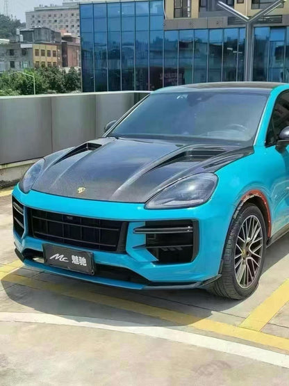 porsche cayenne RF dry carbon hood