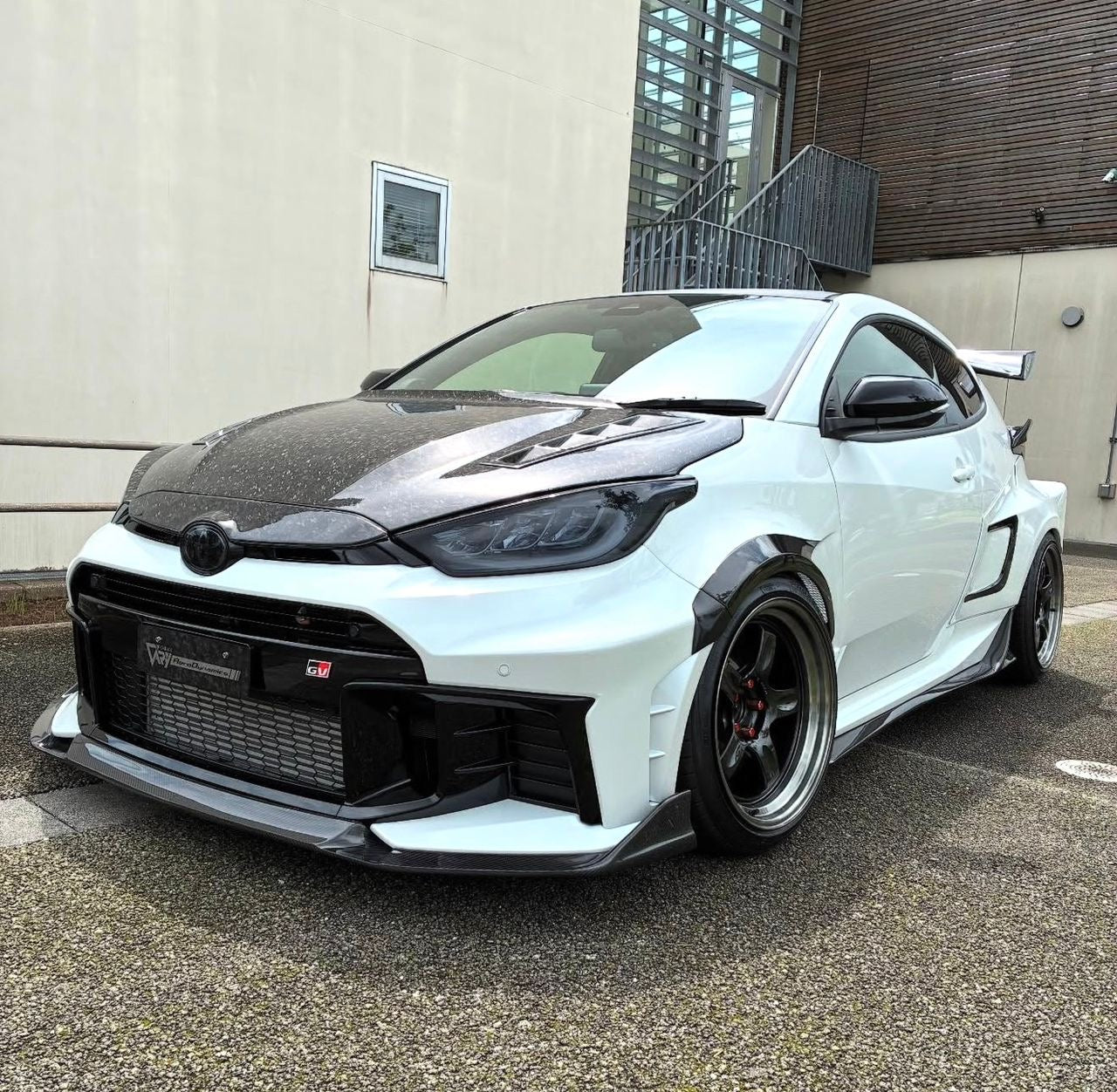 Toyota Gr yaris facelift VR front lip