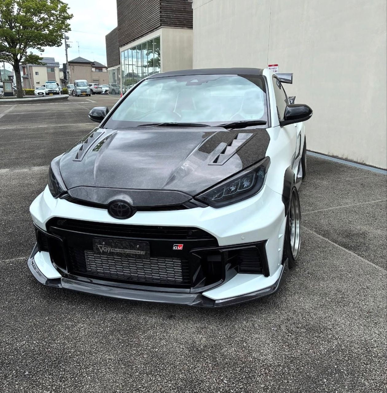 Toyota Gr yaris facelift VR front lip