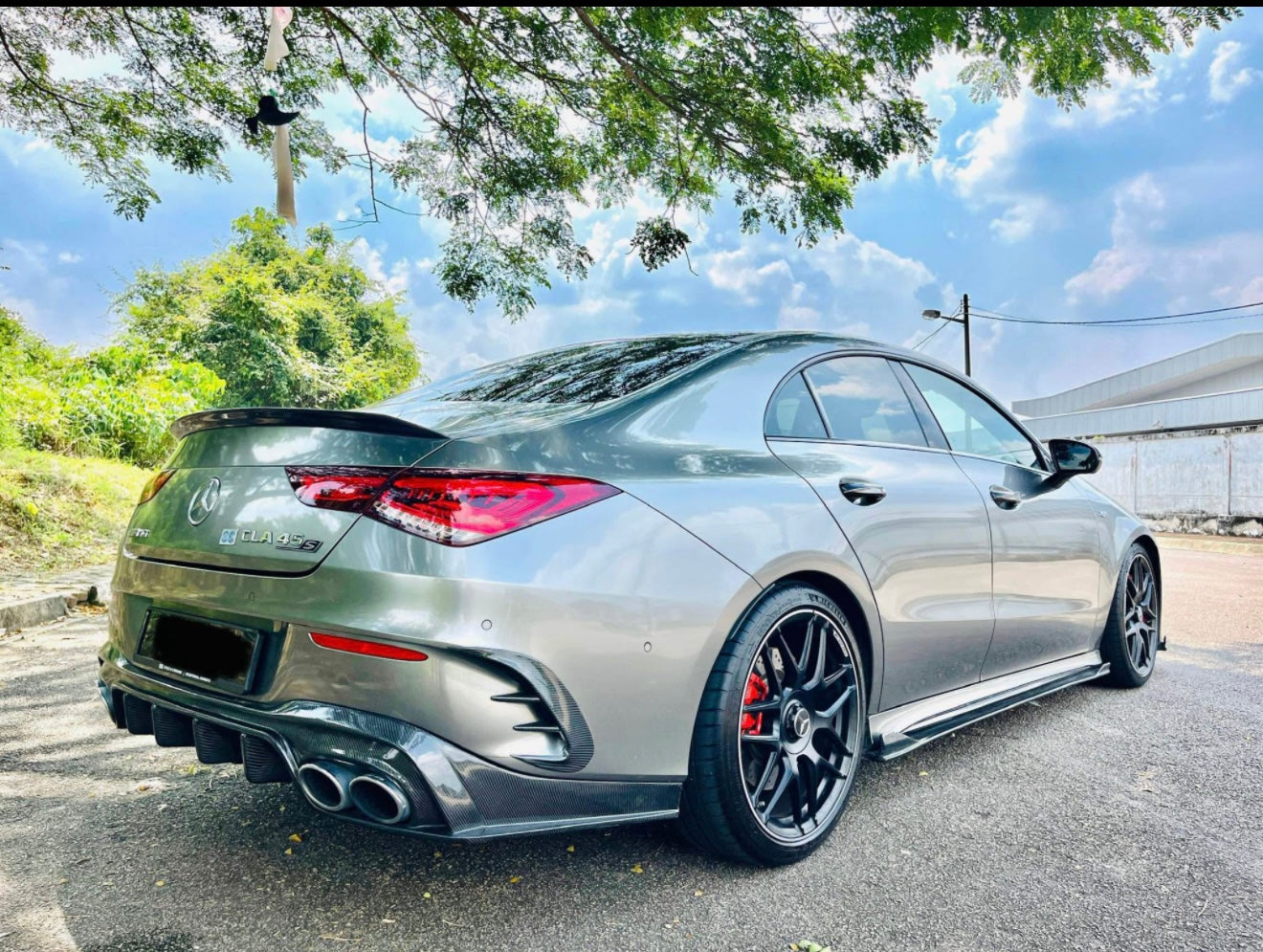 Mercedes benz W118 rear diffuser
