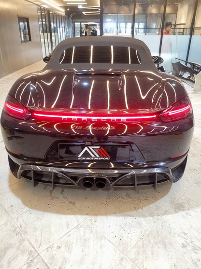 Porsche 718 rear diffuser