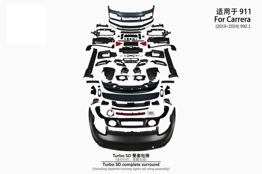 Porsche 911 992 turbo s conversion