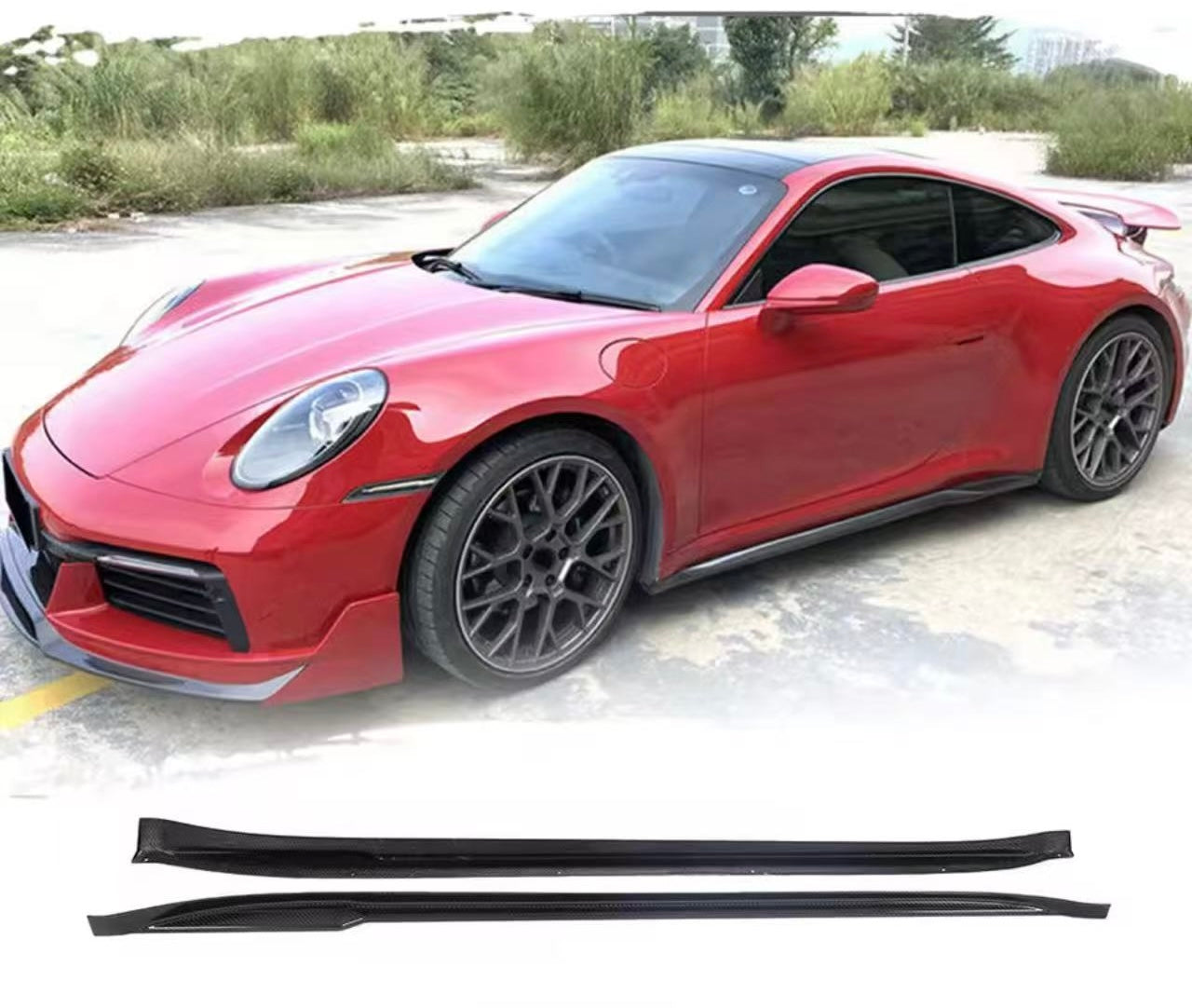 Porsche 911 992 side diffuser