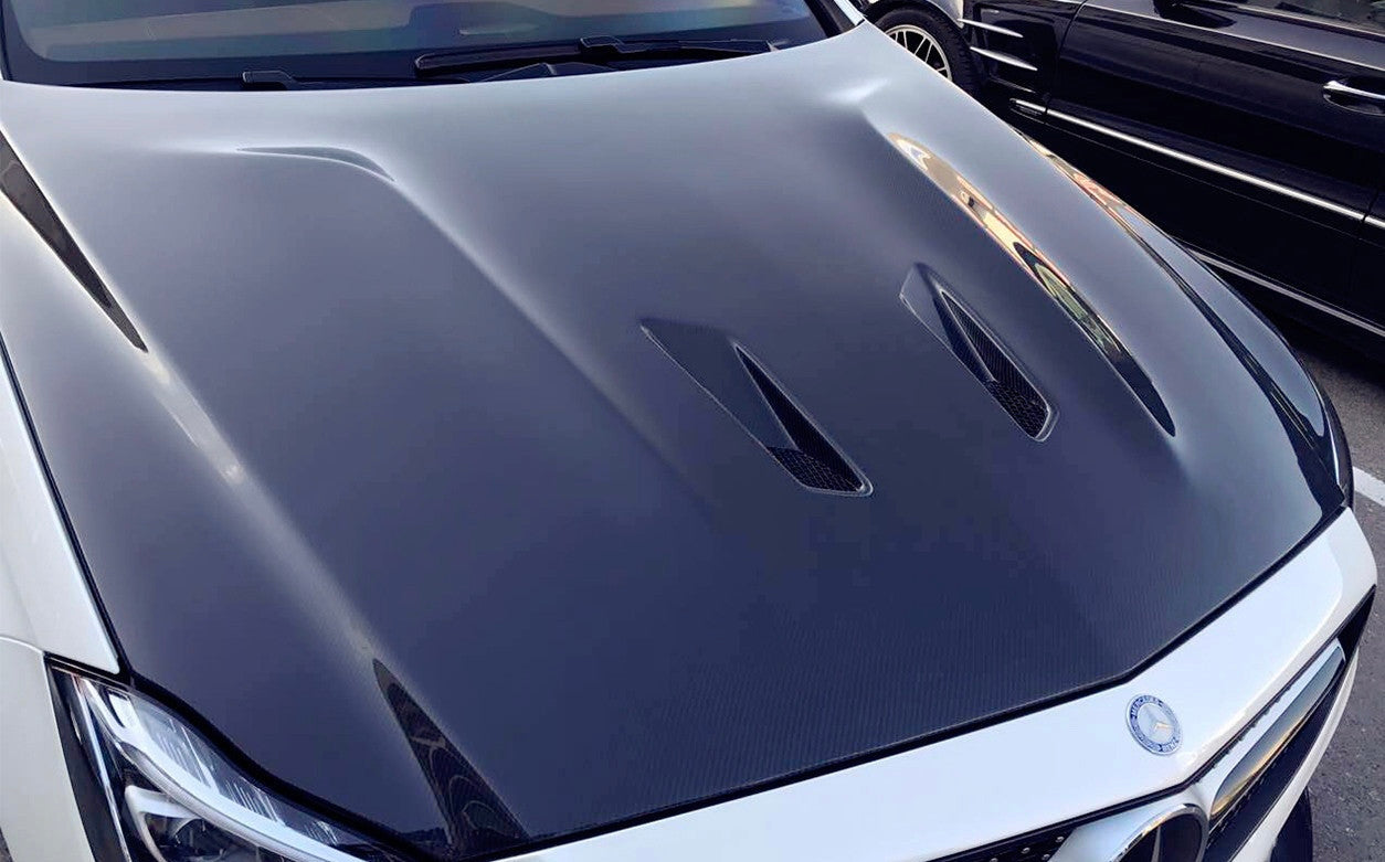 Mercedes benz W212 carbon hood BL