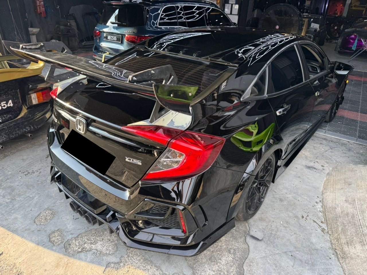 Honda civic fc sp carbon spoiler