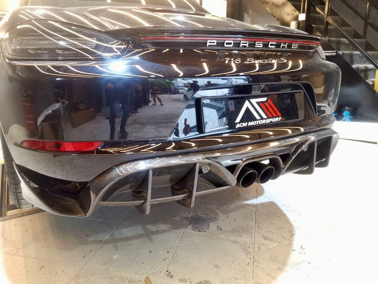Porsche 718 rear diffuser