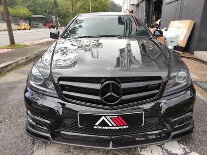 Mercedes benz W204 FL black edition hood