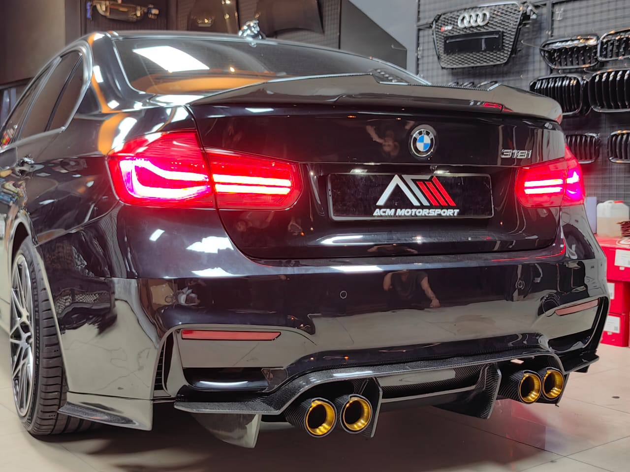 Bmw f30 M3 AN psm rear diffuser