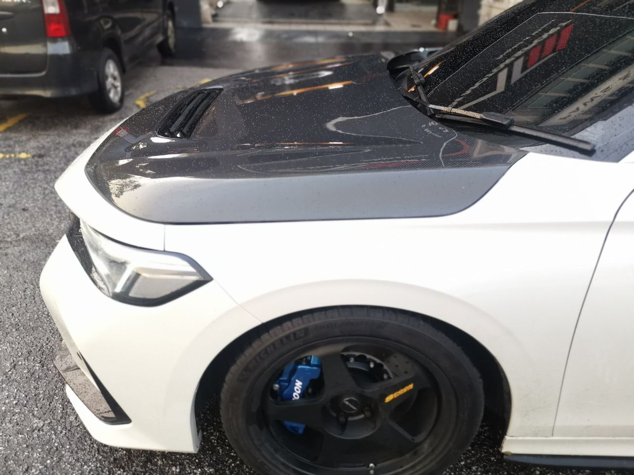 Honda civic fe type r hood