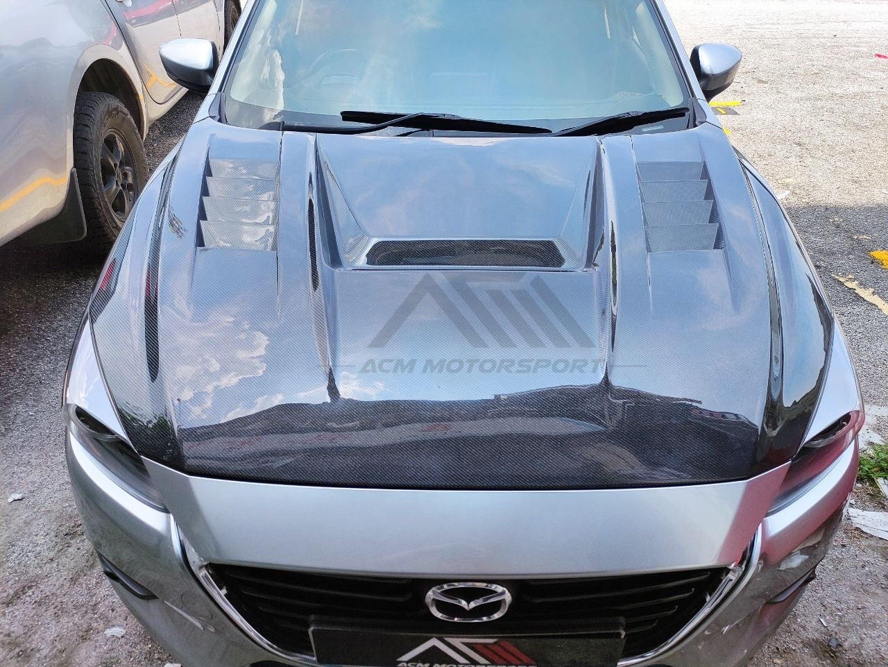 Mazda 3 front hood