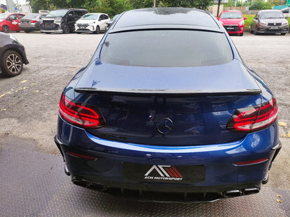 Mercedes benz w205 coupe roof spoiler