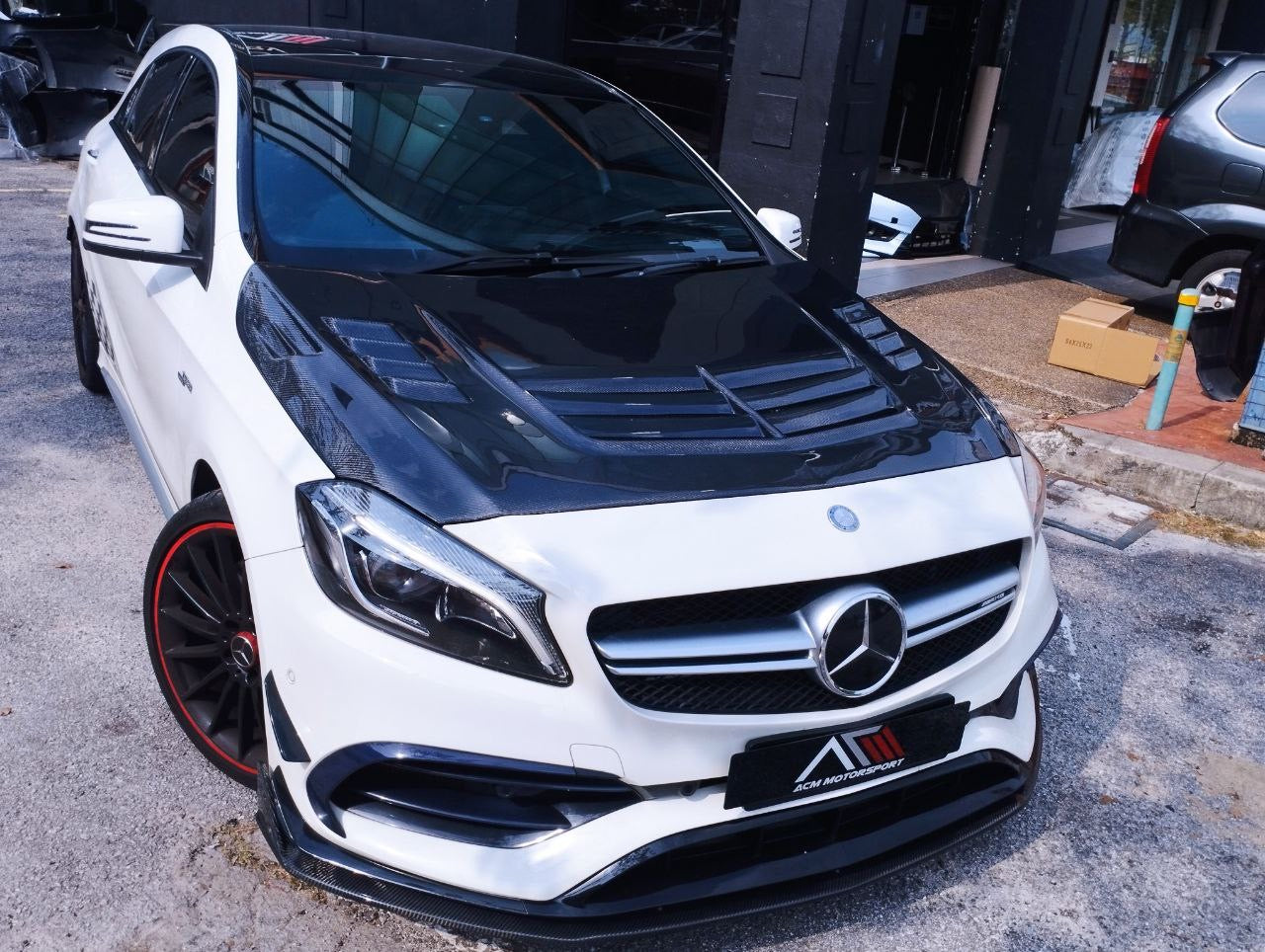Mercedes benz W176 A45 VRS hood