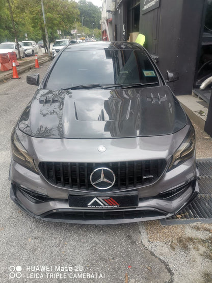 Mercedes benz W117 carbon hood