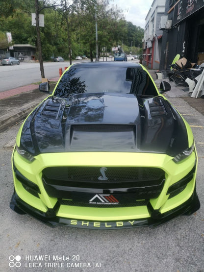 Ford mustang carbon hood V1