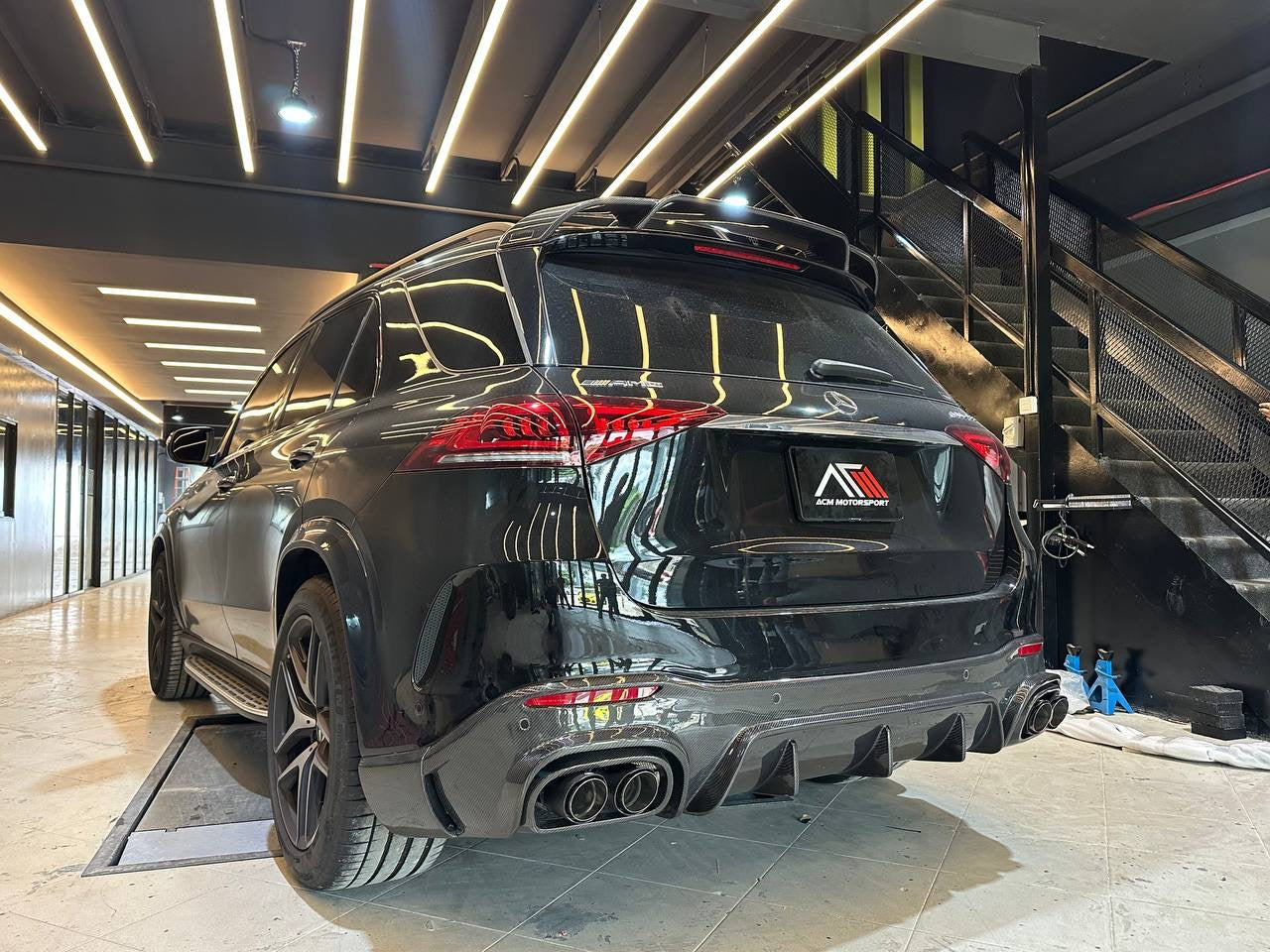 Mercedes benz GLE V167 rear diffuser