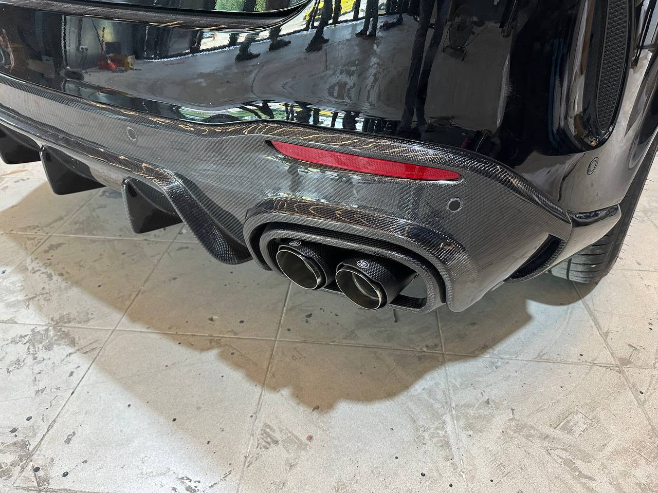 Mercedes benz GLE V167 rear diffuser