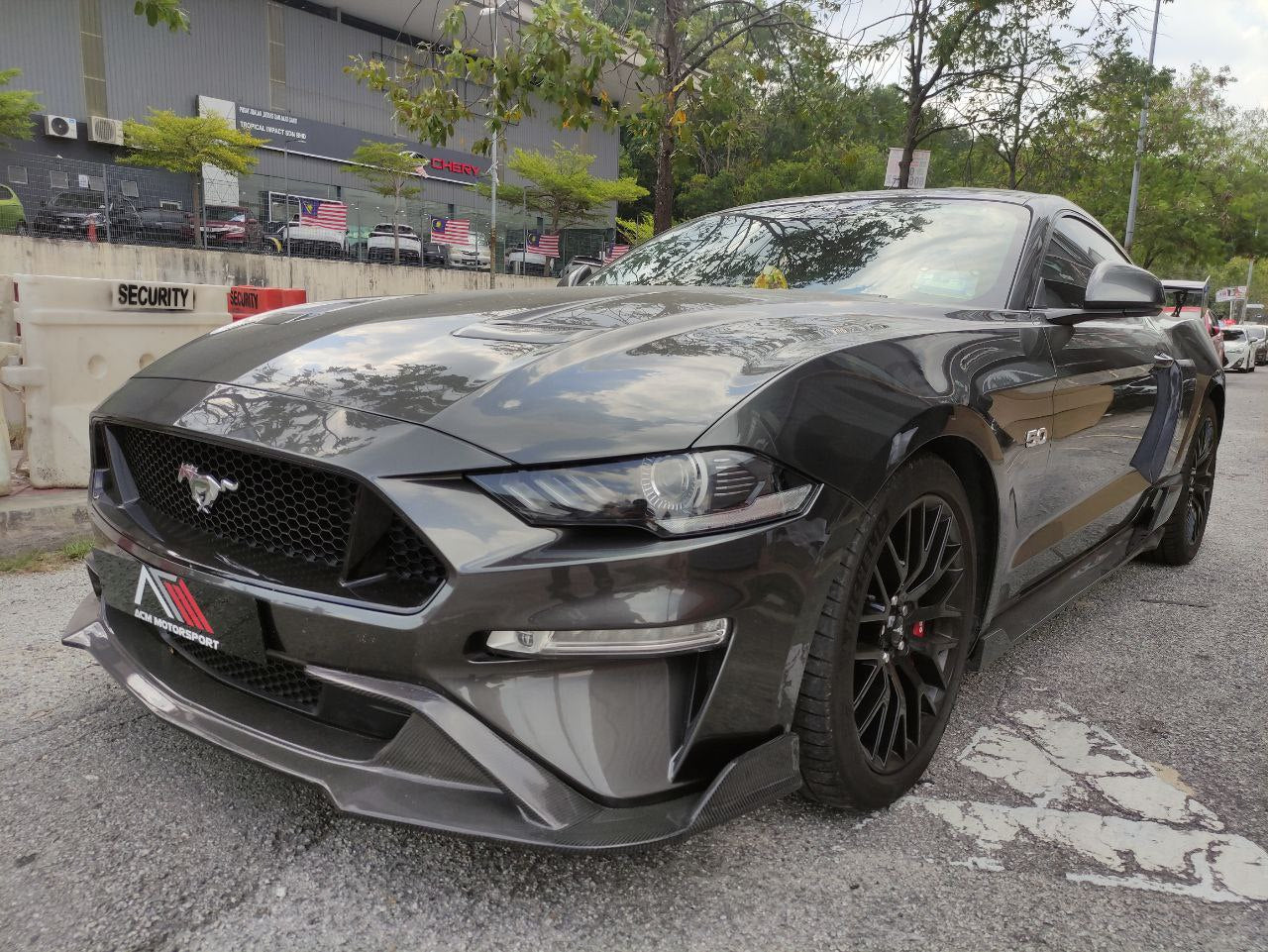 Ford mustang facelift front lip