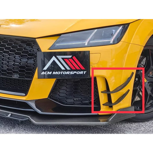 Audi TT mk3 front bumper canard