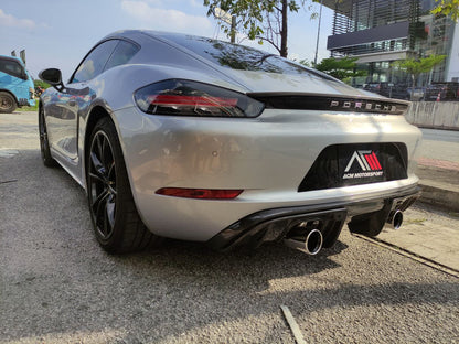 Porsche cayman boxter 718 gt4 rear diffuser