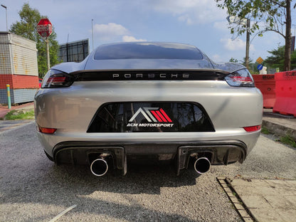 Porsche cayman boxter 718 gt4 rear diffuser