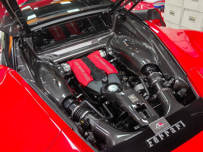Ferrari 488 engine carbon parts
