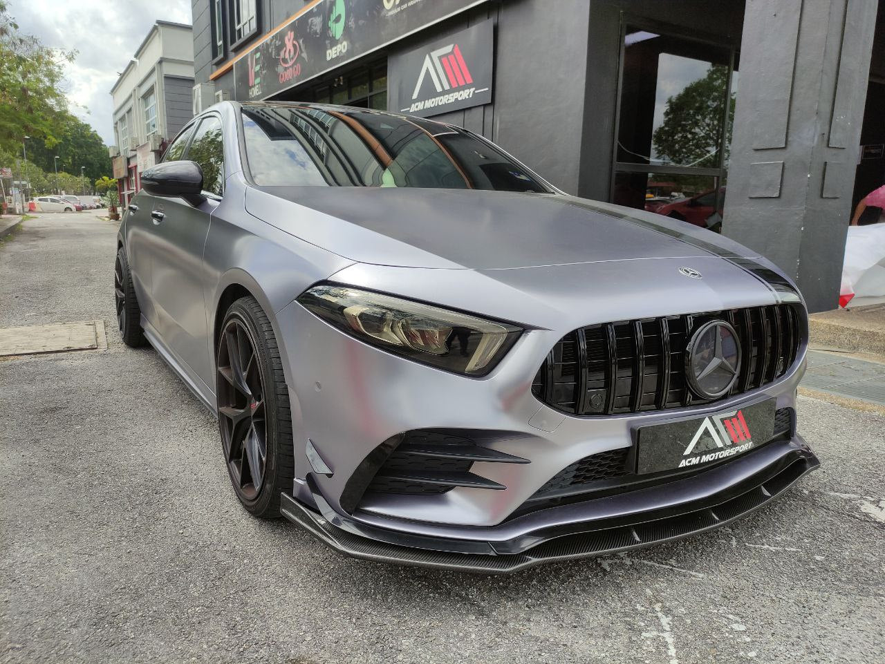 Mercedes benz W177 Fd front lip Amg bumper