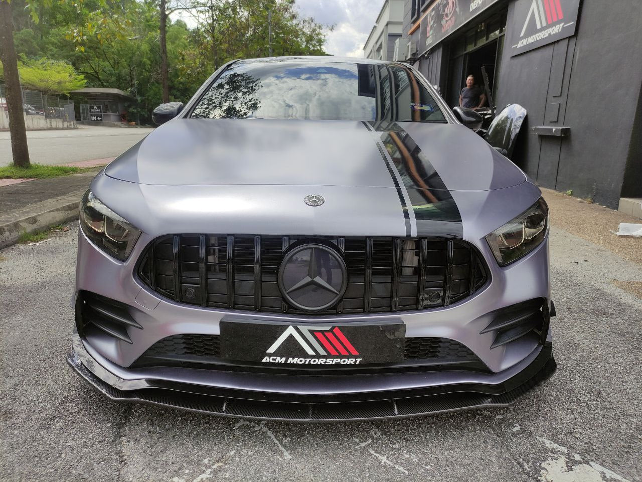 Mercedes benz W177 Fd front lip Amg bumper