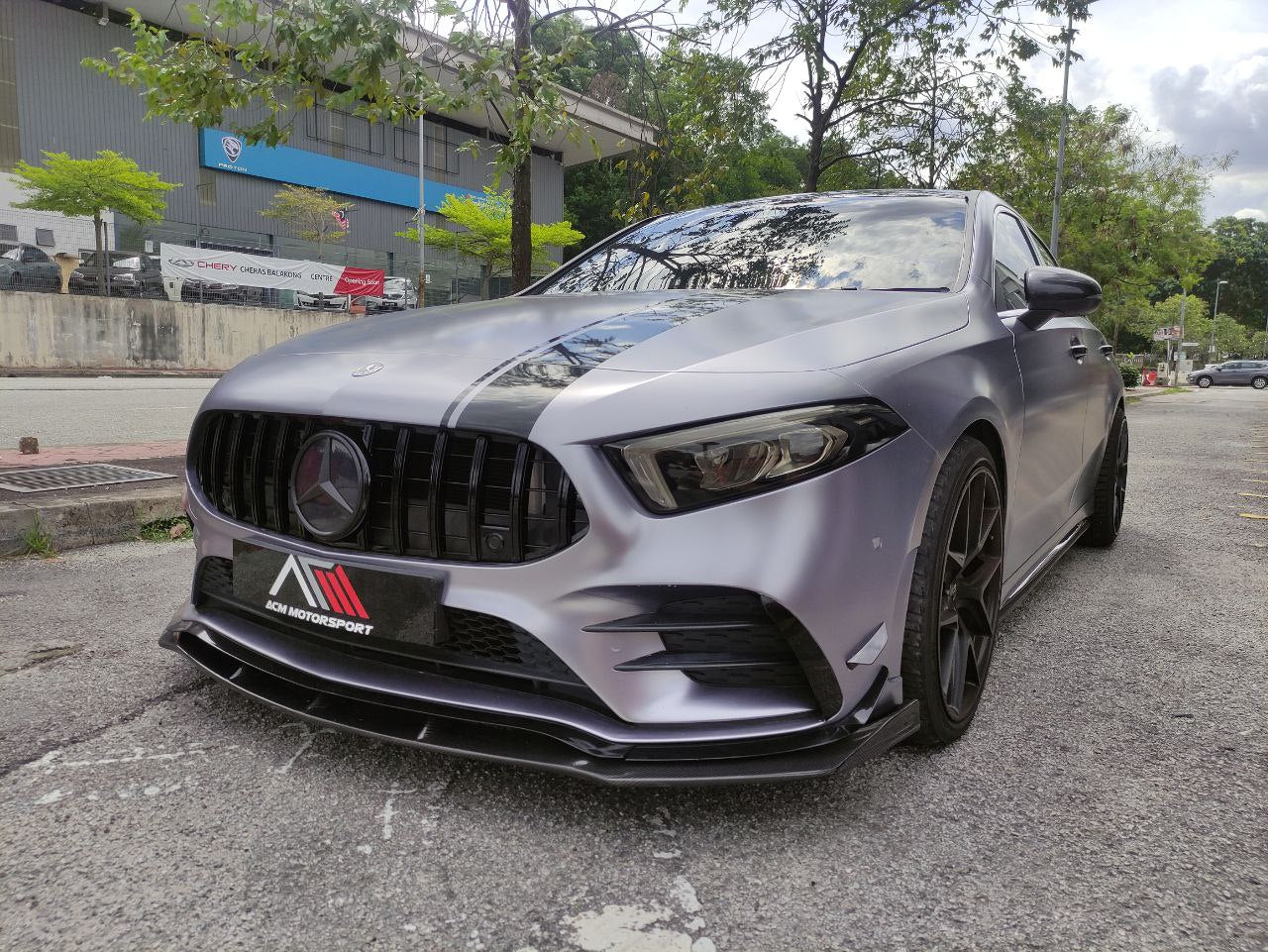 Mercedes benz W177 Fd front lip Amg bumper