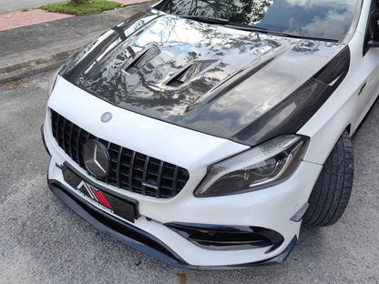 Mercedes benz W176 carbon hood