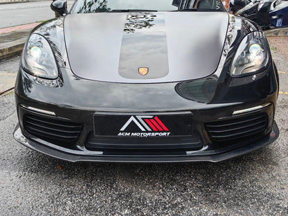Porsche 718 front lip
