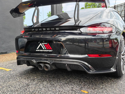 Porsche cayman boxter 718 rear diffuser