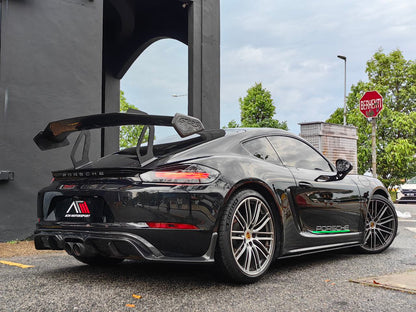 Porsche cayman boxter 718 rear diffuser