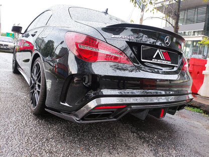 Mercedes benz w117 cla pktz rear diffuser