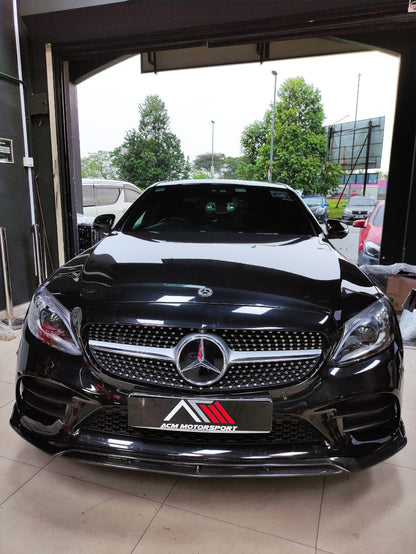 Mercedes benz w205 facelift front lip