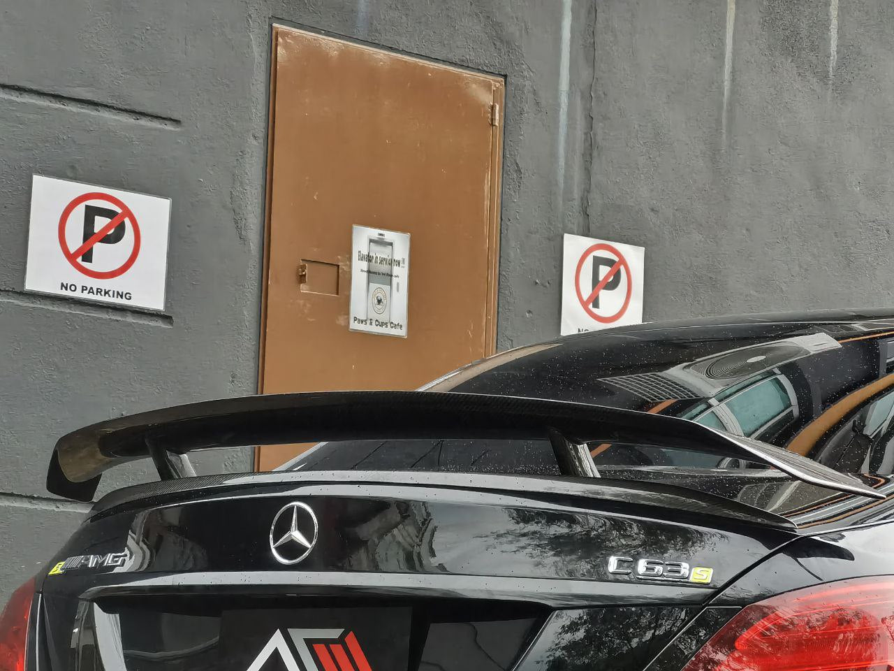 Mercedes benz w205 pktz spoiler